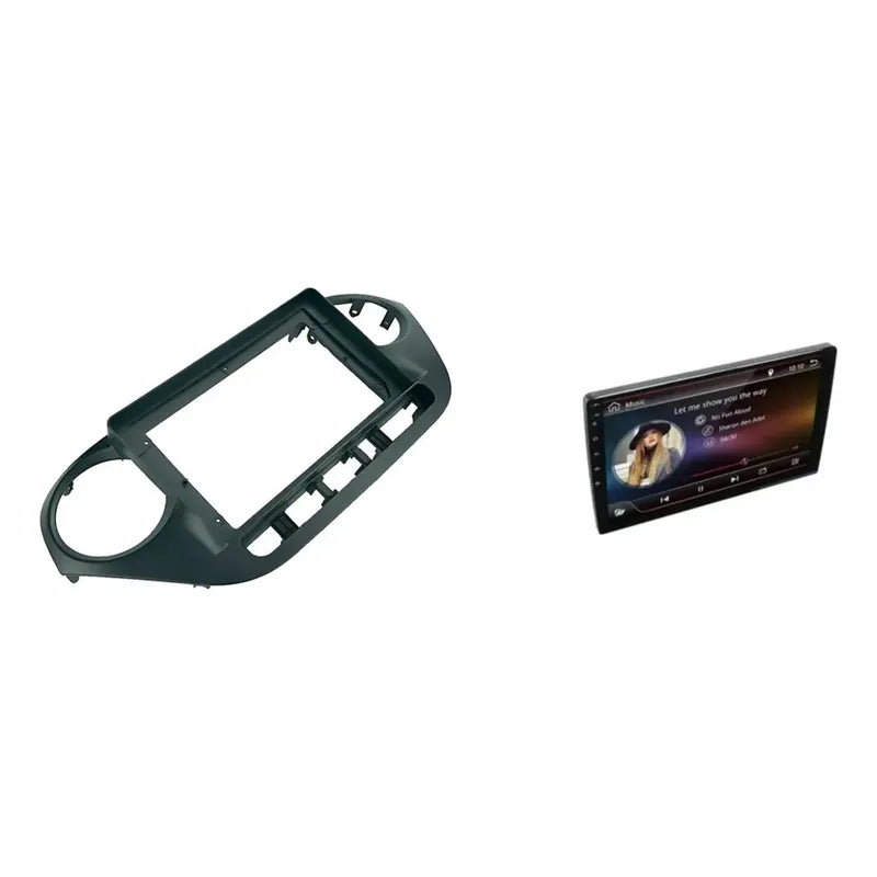 Kit Hyundai: Adaptador Bisel Radio I10 2014 Negro 9'' + Pantalla Táctil 9'' Gps/wifi/waze