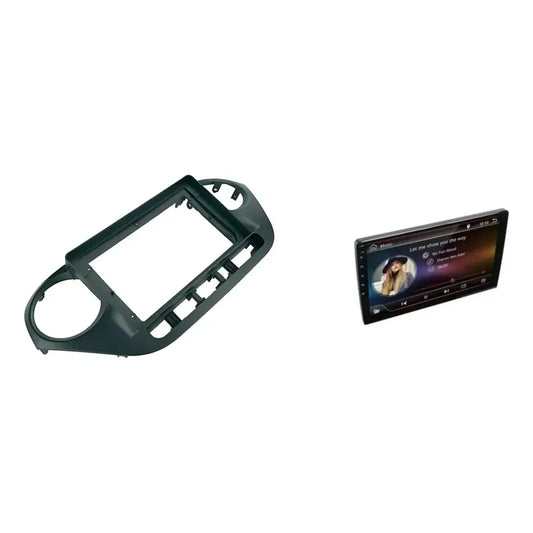Kit Hyundai: Adaptador Bisel Radio I10 2014 Negro 9'' + Pantalla Táctil 9'' Gps/wifi/waze