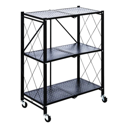 Organizador Estante Plegable 3 Niveles Ruedas Cocina Living