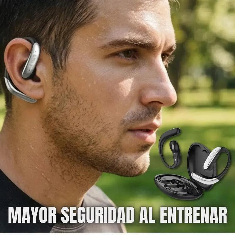 Audifonos Deportivos Oido Abierto Open Ear Bluetooth Negro Vidvie Bt892 Wireless Versión 6.0m