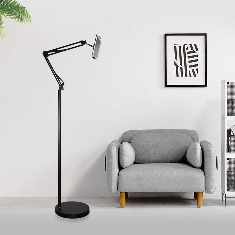 Soporte Brazo Articulado Para iPad/tablet/telf Metalico Negro