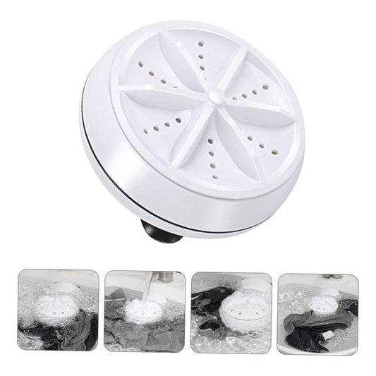 Mini Lavadora Usb Portátil Ultrasónica Turbo 1kg Práctico