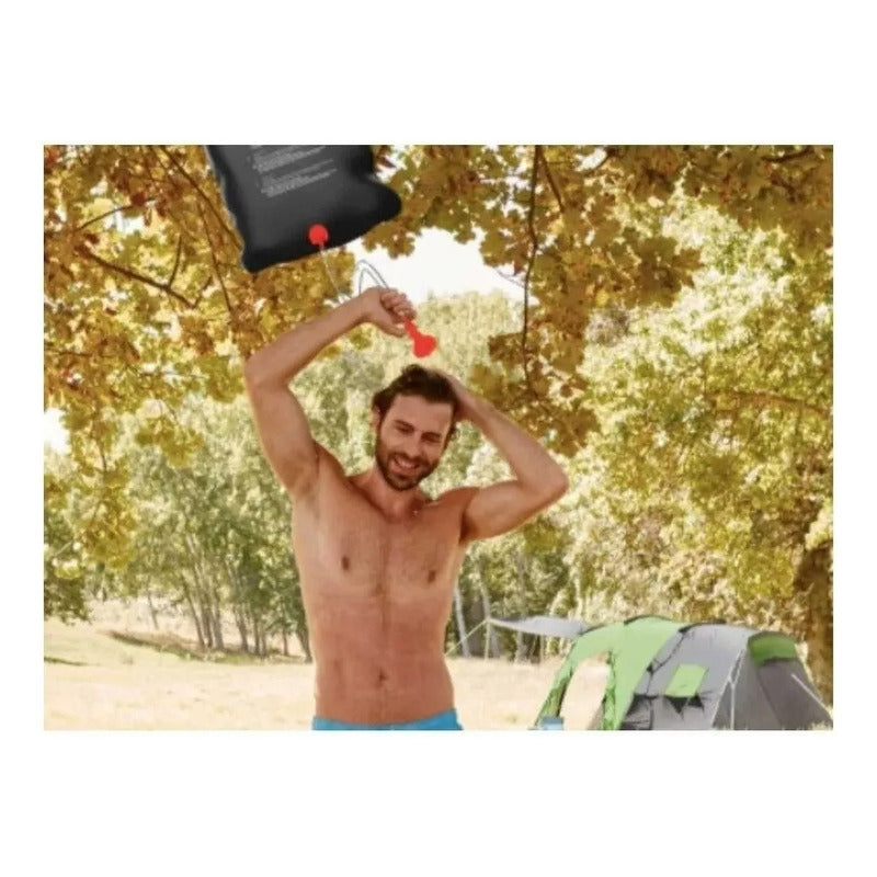 Carpa Caseta Baño Vestidor + Baño Químico + 2 Duchas 40l C/u Verde