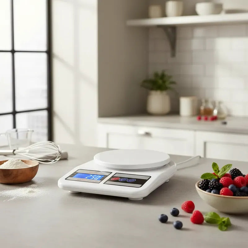 Balanza Pesa Digital Cocina 5 Kilos Blanca Blanco 5 Kg