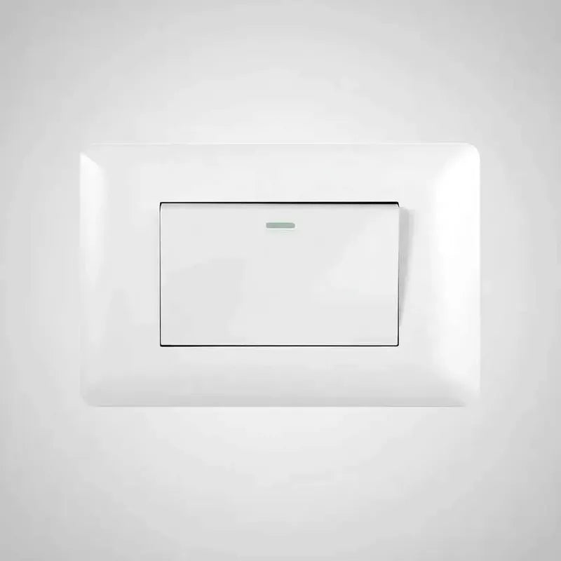 Pack 10 Interruptor Simple 250v Blanco Corriente Nominal 10a 10 A 250 Blanco