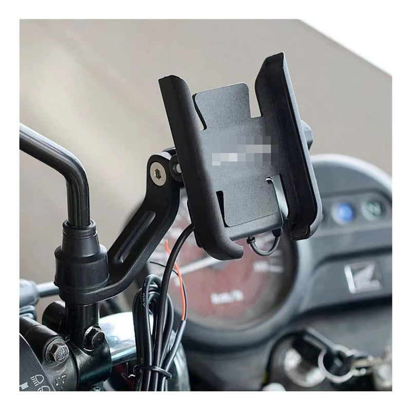 Soporte Base Para Moto Teléfono Metalica Resistente