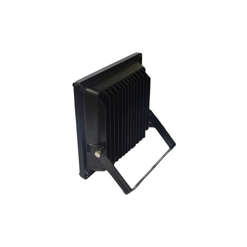 Foco 300w Led Exterior Resistente A La Lluvia Con Base Negro Blanco Frío