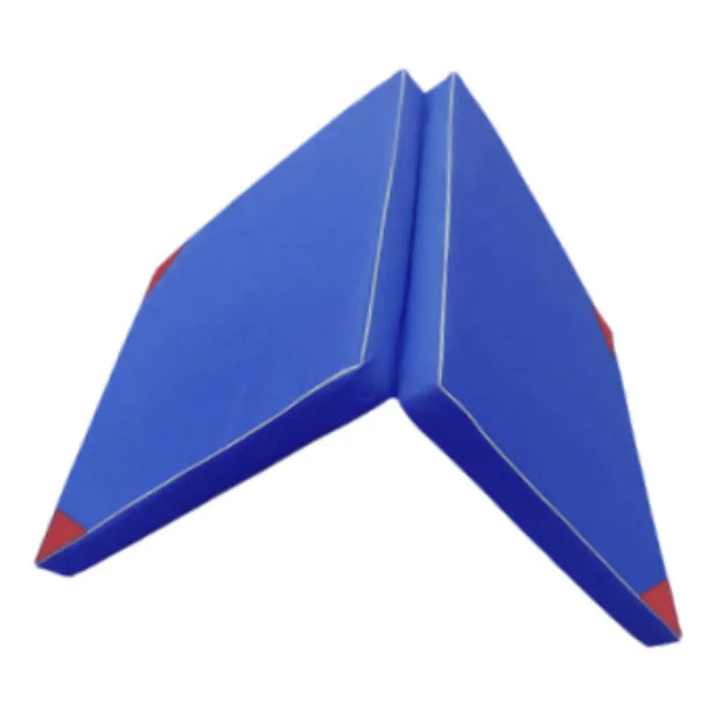 Colchoneta De Gimnasia Plegable 100cm*50cm*5cm  Deportiva Azul