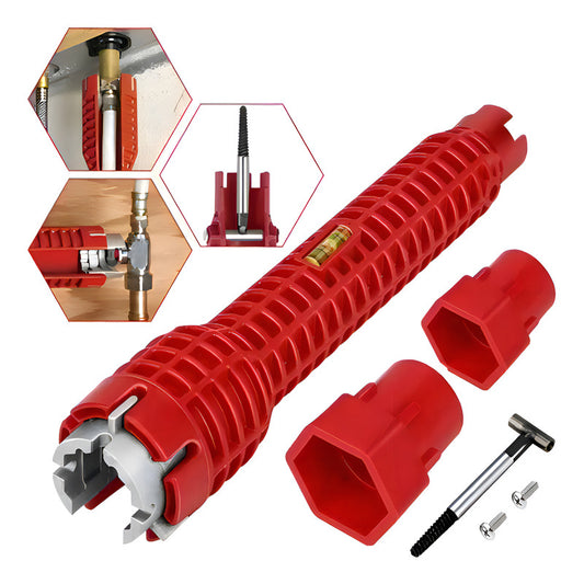 Llave Para Apretar El Tubo Del Fregadero Genérica Color Rojo Estructurada