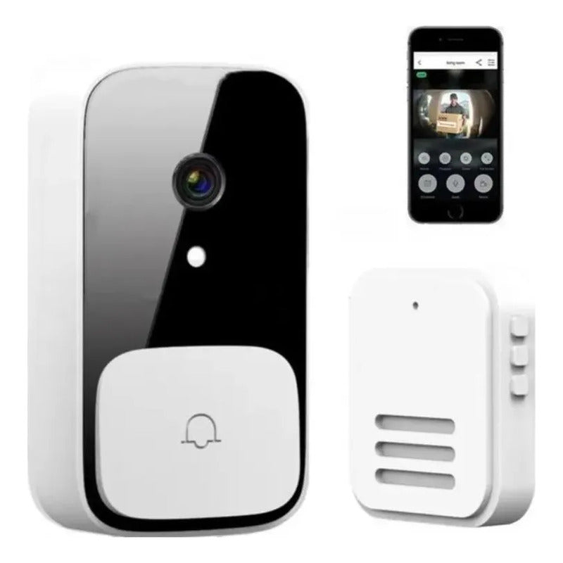 Timbre Cámara Inalámbrico Wifi Video Seguridad Portero