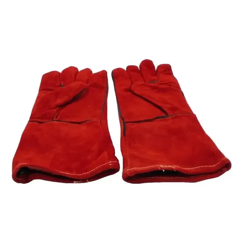 Guantes Para Soldar Descarne Rojo Estandar Universal Por Par Rojo