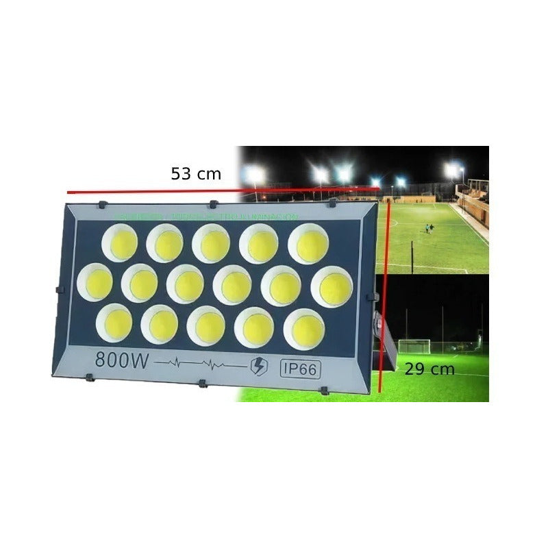 Foco Proyector 800w Reflector Canchas Cultivo Industrial