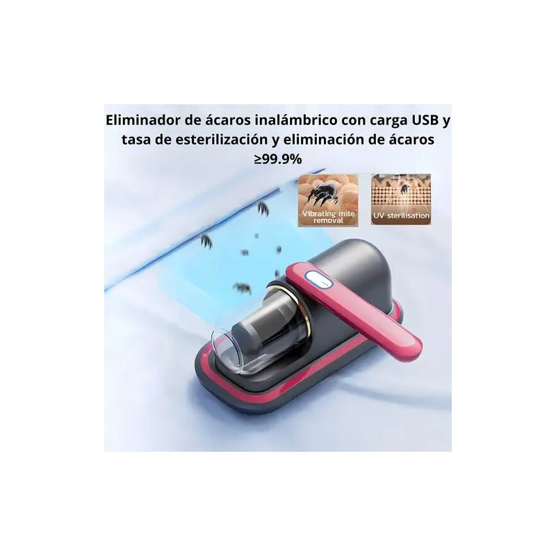 Aspiradora Inalámbrica Anti Acaros Eliminadora Al Vacío