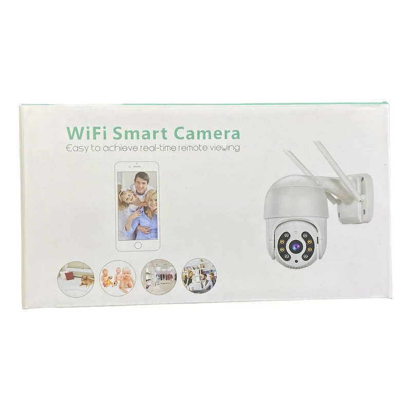 Cámara De Seguridad Jortan  Domo Exterior Wifi 360° Full Hd Blanco
