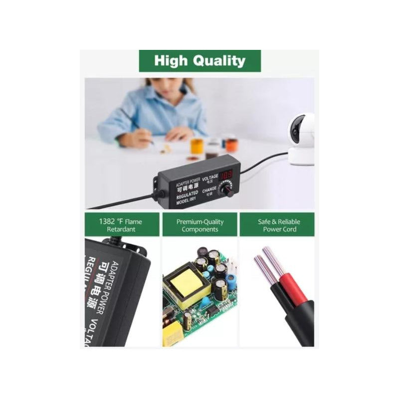 Adaptador De Energia Regulable Ac/dc Telf Notebook Equipos