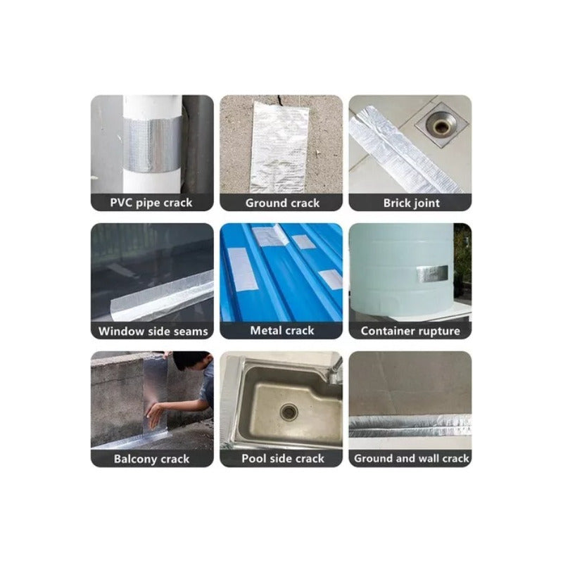 Cinta Adhesiva Sellador Impermeable Aislante Tapa Gotera