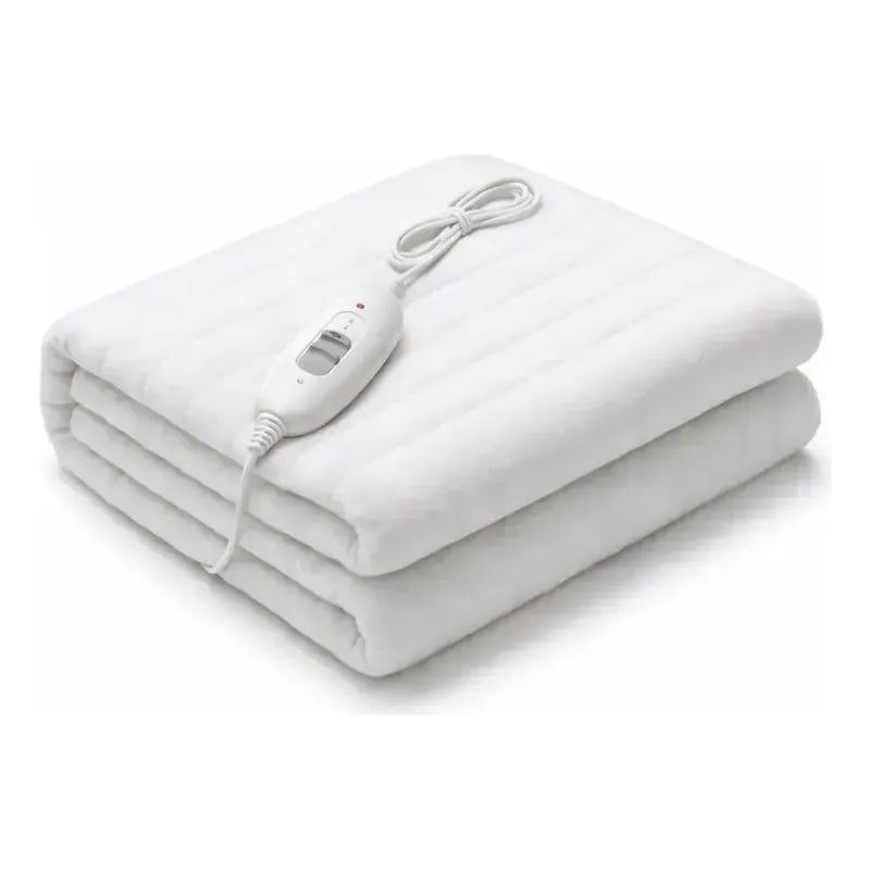 Cobertor Termico Calienta Cama Electrico Grande Calefactor Blanco 2 Plazas