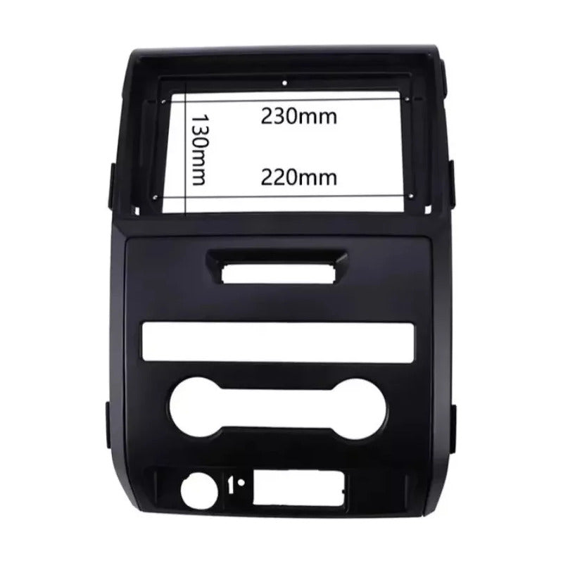Bisel Adaptador Radio 9 Pulgadas Ford F150 Raptor 2009-2015 Gris Oscuro