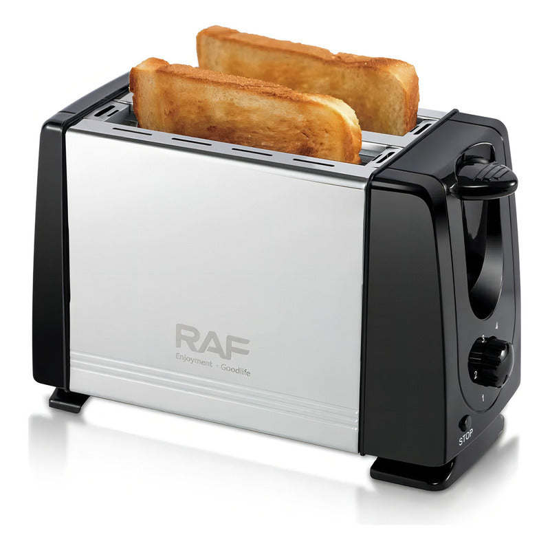 Tostadora De Pan Raf Eléctrica 2 Panes Rebanadas Rodajas R.2103 Negro