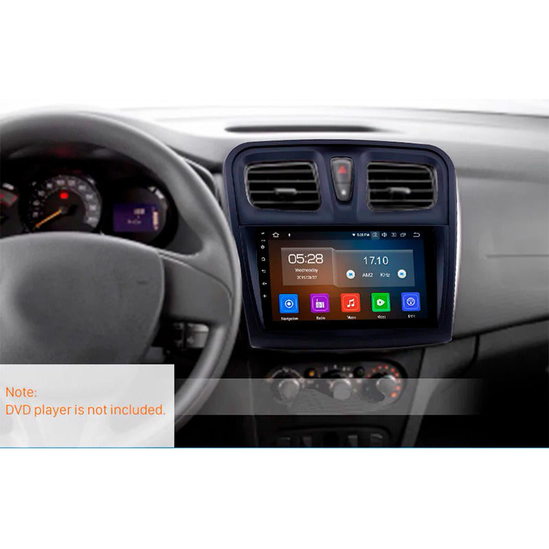 Bisel 9 Pulgadas Adaptador Radio Renault Symbol Sandero