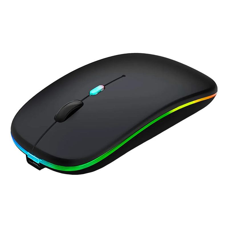 Kit Teclado Mouse Inalámbrico Bluetooth Español Recargable  Plateado