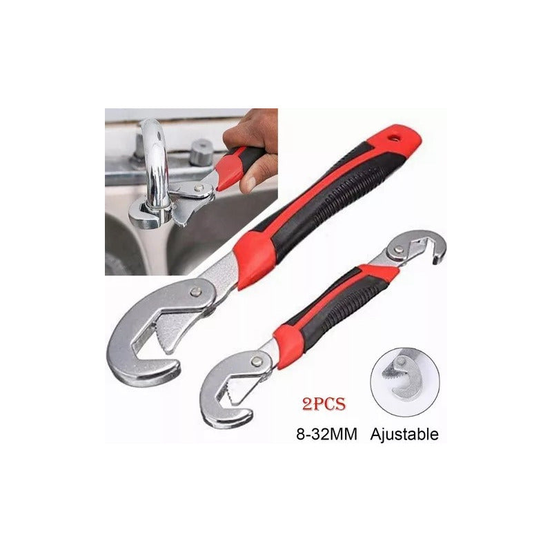 Pack X2 Llaves Tuerca Corona Ajustables Universales 8-32mm
