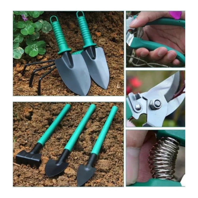 Set De Jardinería 11pzs Herramientas De Jardinería Manual