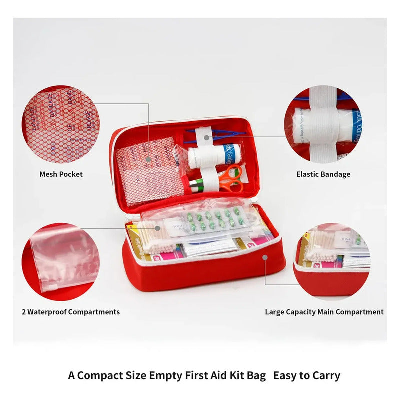 Kit Medico Botiquín Primeros Auxilios De 16 Piezas Portátil