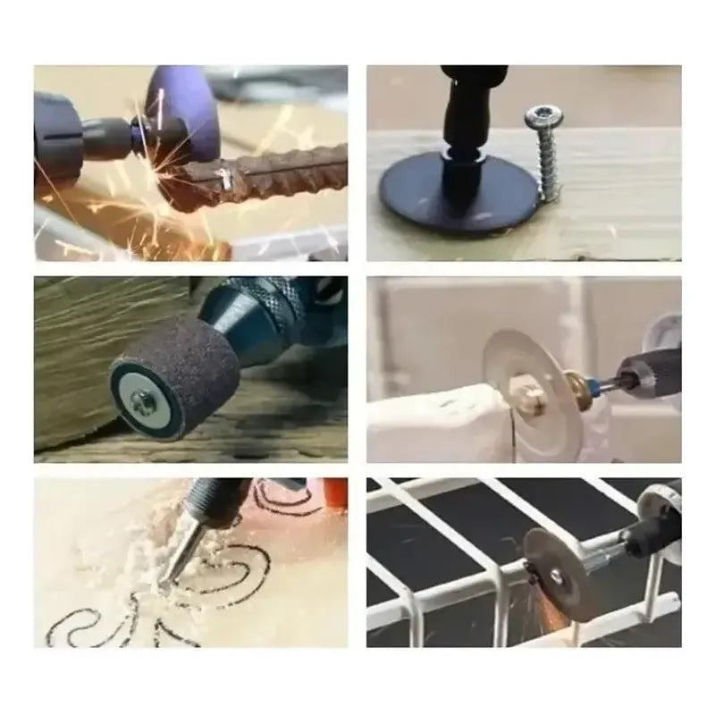 Mini Dremel Inalámbrico Recargable Con Maleta Y 35 Piezas 50/60hz 10 W