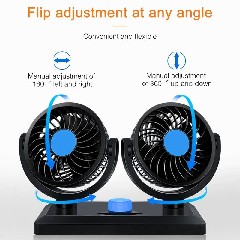 Ventilador Para Auto Jeep Camioneta Vehículo  Regulable