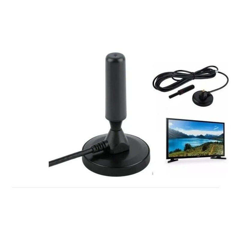 Antena Hd Para Tv Digital Full De Iman Interior 3.5 Dbi Coax