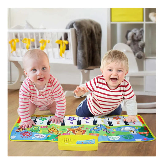Piano Musical Para Niños Piano Music Mat Animal  Azul