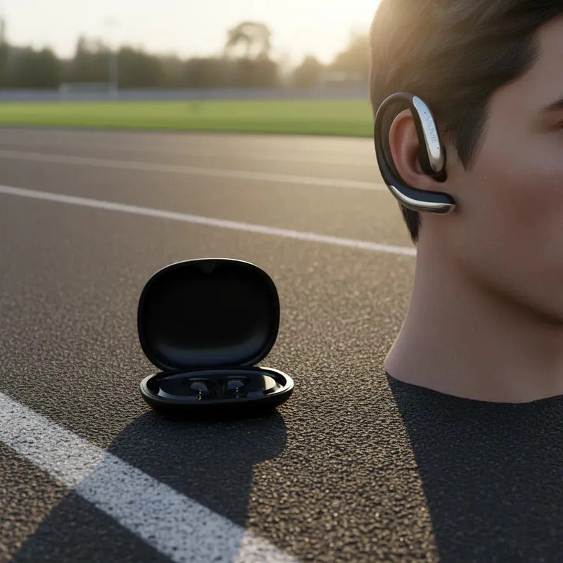 Audifonos Deportivos Oido Abierto Open Ear Bluetooth Negro Vidvie Bt892 Wireless Versión 6.0m