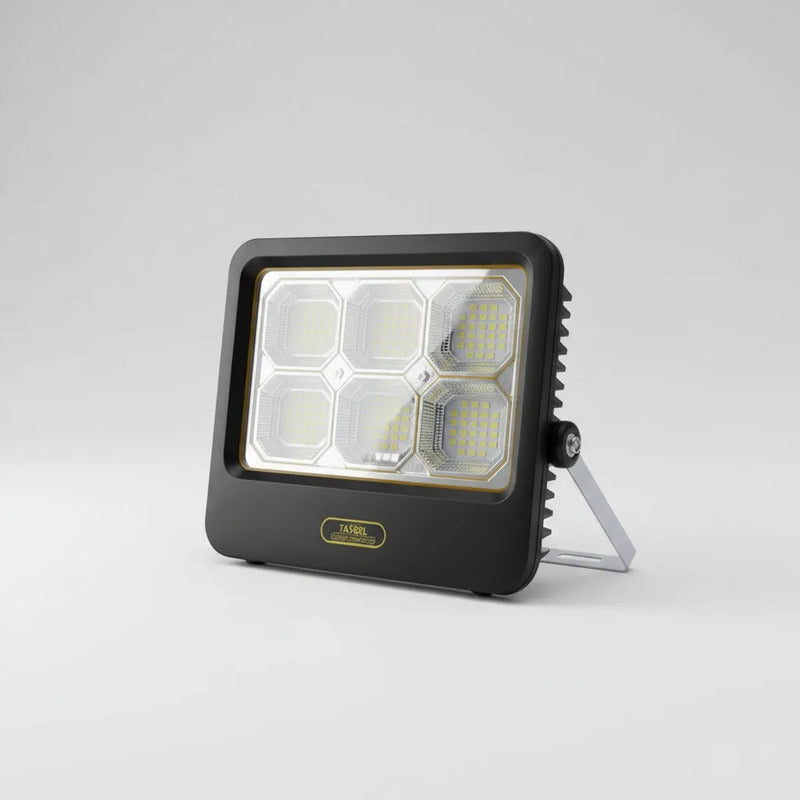 Foco Solar Con Panel Separado 600w + Control Remoto Ip67 Negro Blanco Frío
