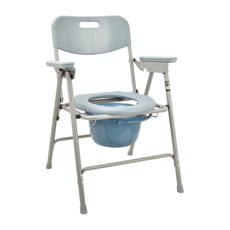 Silla Para Baño Ducha Portatil Plegable Adulto Contenedor Wc