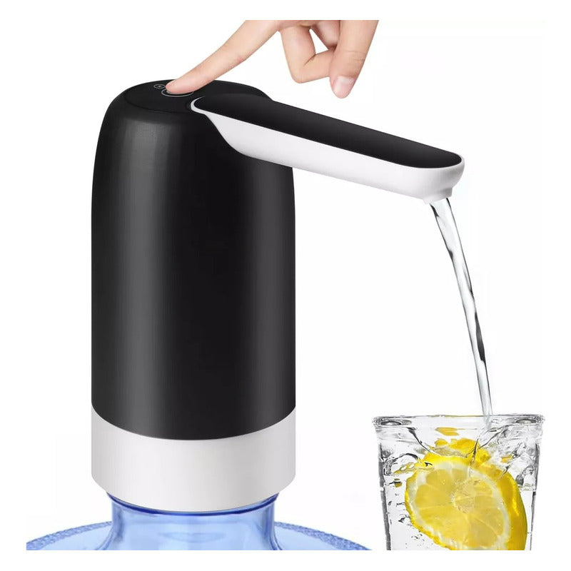 Dispenser Agua Automatico Plegable Bomba Bidon Portatil Negro