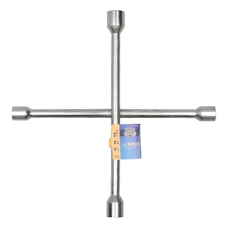 Llave Cruz De Acero Medidas ( 17 Mm, 19 Mm, 21 Mm Y 23 Mm )