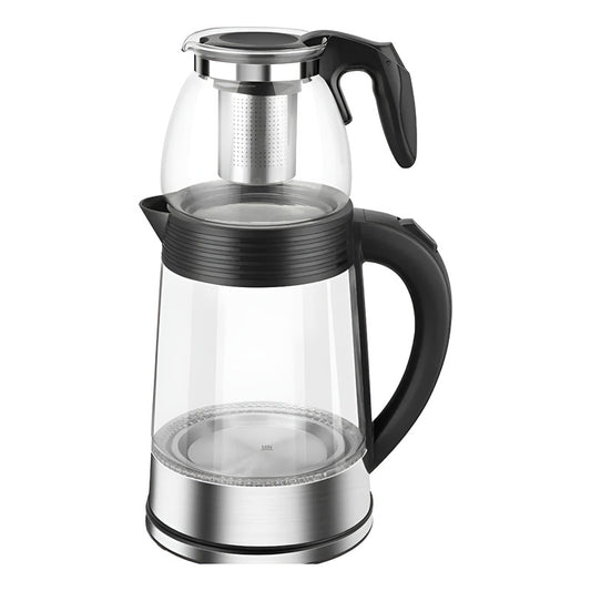 Hervidor Electrico 2l + Tetera Con Infusor 1l 1500w