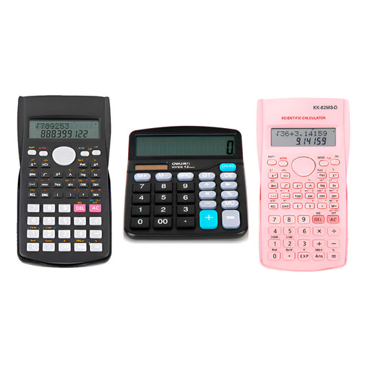 Calculadora Científica Y Comercial 240 Funciones 12 Digitos Negro