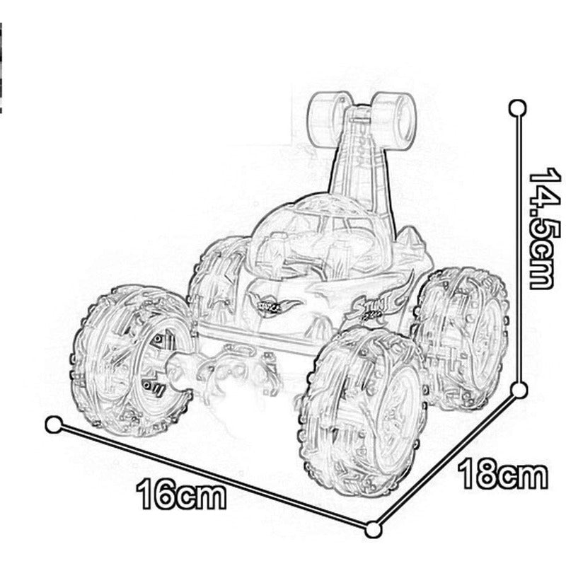 Auto Loco A Control Remoto Stunt Car 1:24 15cm