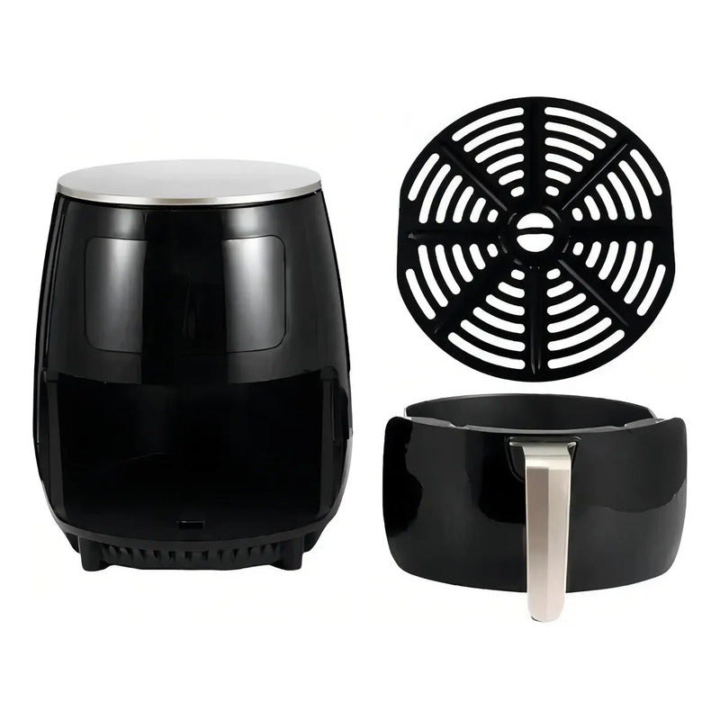 Freidora De Aire Air Fryer De 6 Litros Pantalla Táctil 2400w Color Negro
