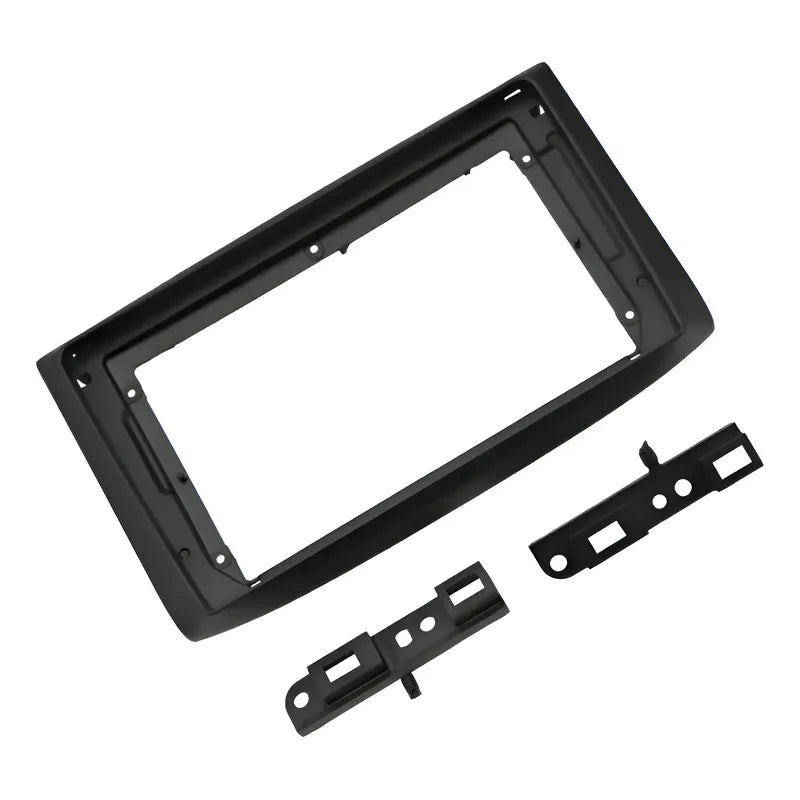 Kit Multimedia: Bisel Adaptador Radio 9'' Chevrolet Aveo/captiva 07 Negro + Pantalla Táctil 9'' Gps/wifi