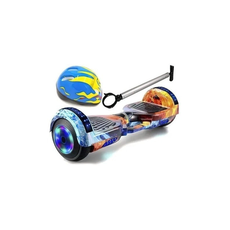 Hoverboard Smart Balance Con Casco Batería Bluetooth Y Luces