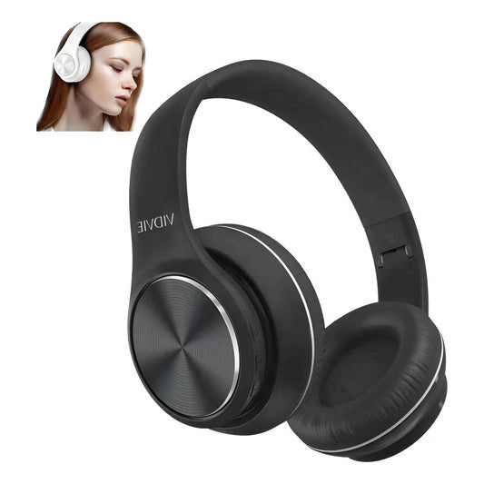 Audífonos Inalámbricos Vidvie Bbh2108 Bluetooth Negro Over-ear Con Micrófono