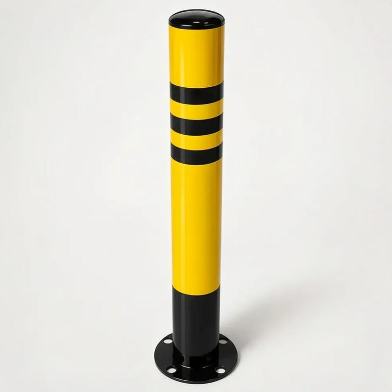 Bolardo Seguridad Poste Tubo Estacionamiento Banda Reflectiv Amarillo