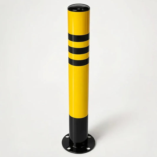 Bolardo Seguridad Poste Tubo Estacionamiento Banda Reflectiv Amarillo