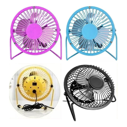 Ventilador Usb Sobremesa Ajustable Mini Fan Usb Silencioso