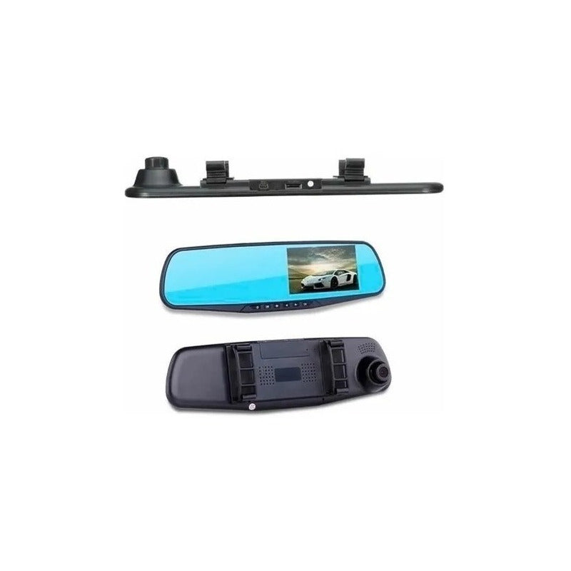 Espejo Retrovisor Con Camara Retroceso Y Camara Frontal  Hd