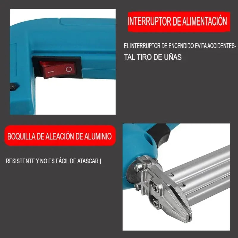 Clavadora Eléctrica 220v Para Medidas 10/30mm + 100pcs F30