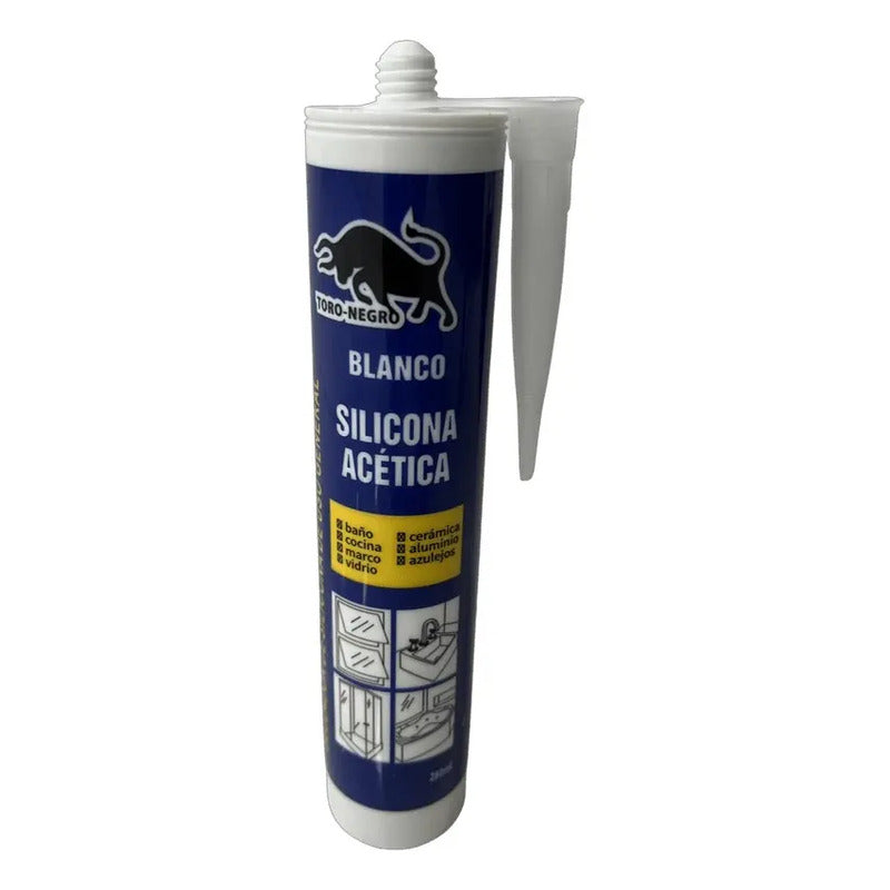 Silicona Acética Sellante Blanco Sellador Acrílico Resistent